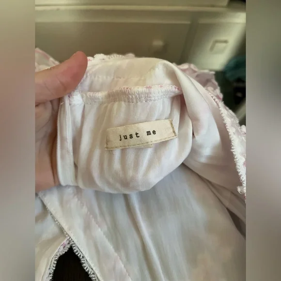 SOLD-Womens Just Me Maxi Floral Dress - Picture 5 of 6